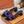 0ran 45 sandal purple black suede goatskin