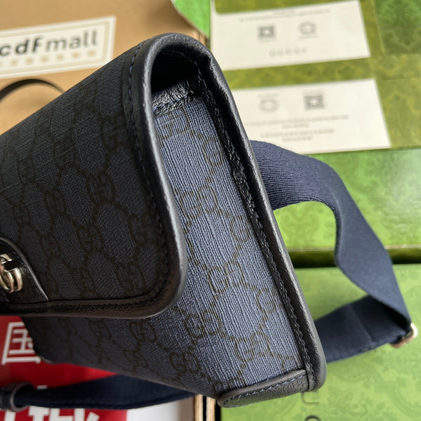 Gucci Waist Bag Blue Canvas 239996