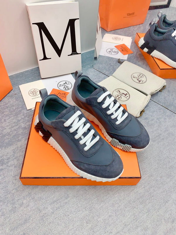 HM Bouncing Sneaker In Grey Lambskin 106433