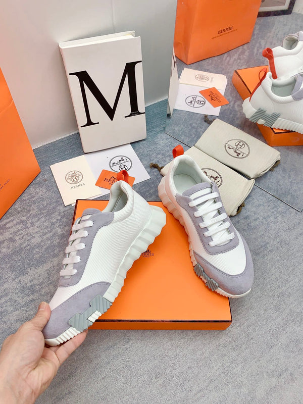 HM Bouncing Sneaker In Grey Mesh Fabric 106455