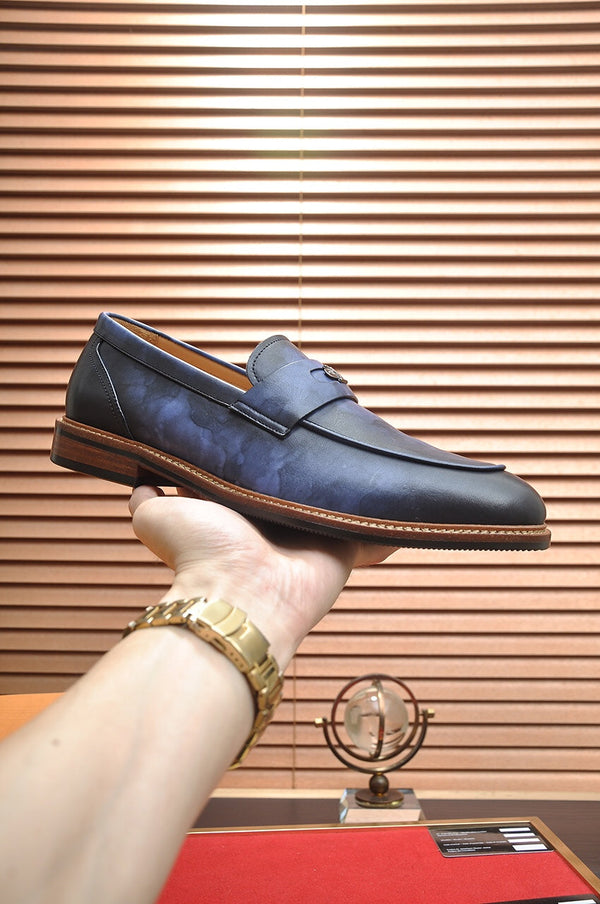 LV FLEX LOAFER IN CERULEAN BLUE CALFSKIN