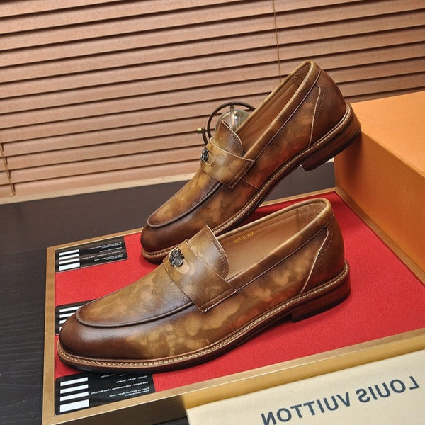 MOCASSINO LV FLEX IN PELLE DI VITELLO MARRONE MOCHA