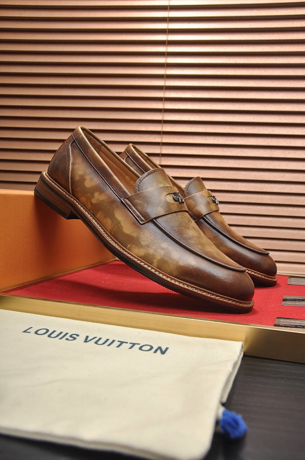 MOCASSINO LV FLEX IN PELLE DI VITELLO MARRONE MOCHA