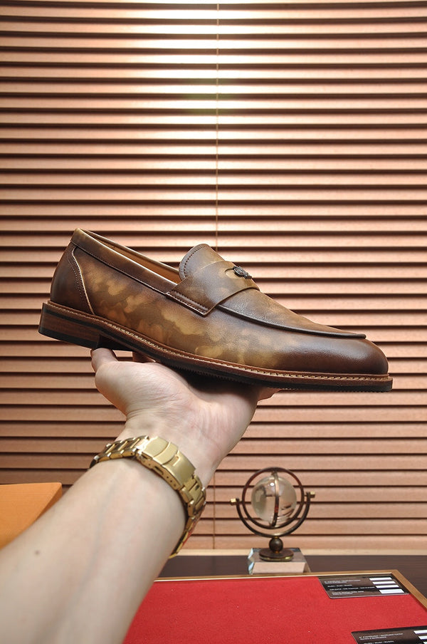 MOCASSINO LV FLEX IN PELLE DI VITELLO MARRONE MOCHA