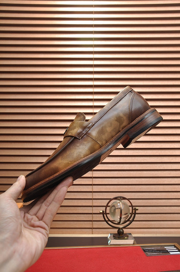 MOCASSINO LV FLEX IN PELLE DI VITELLO MARRONE MOCHA