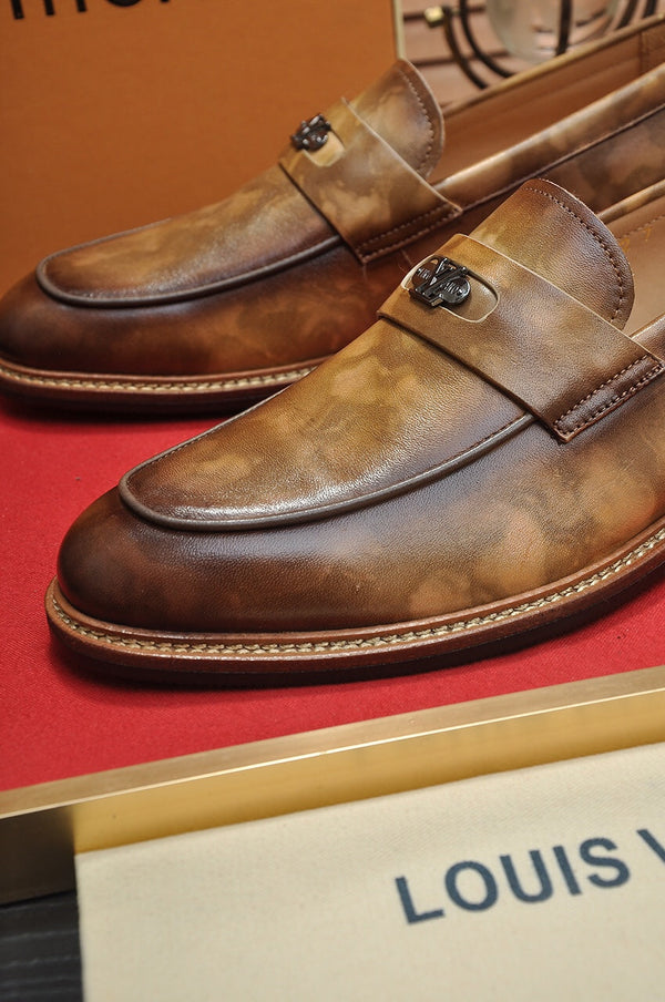 MOCASSINO LV FLEX IN PELLE DI VITELLO MARRONE MOCHA