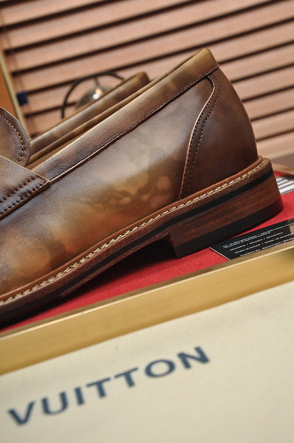 MOCASSINO LV FLEX IN PELLE DI VITELLO MARRONE MOCHA