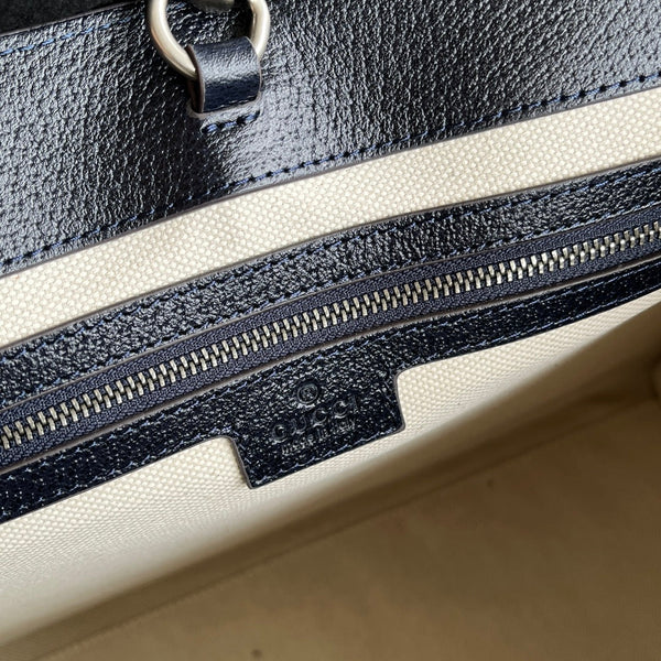 Borsa Gucci 43 in tela blu 240004