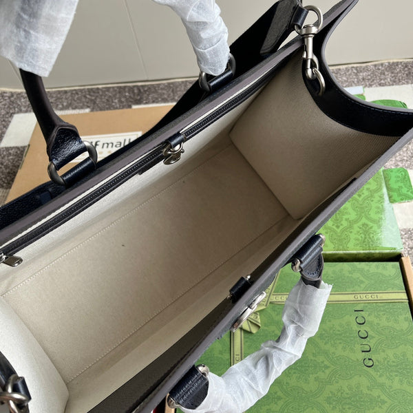 Borsa Gucci 43 in tela blu 240004