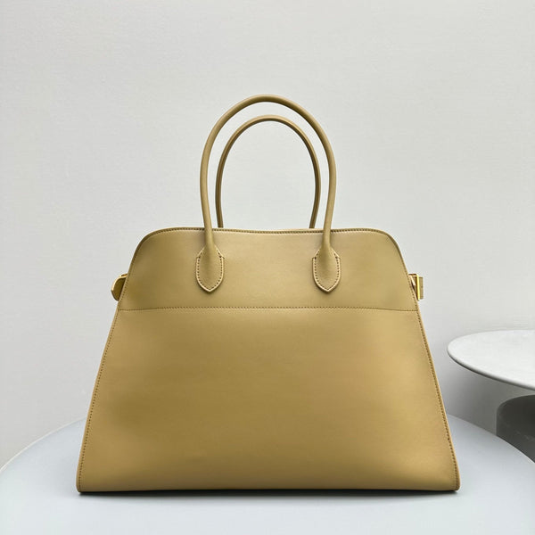 The Row Margaux 17 Camel Leather