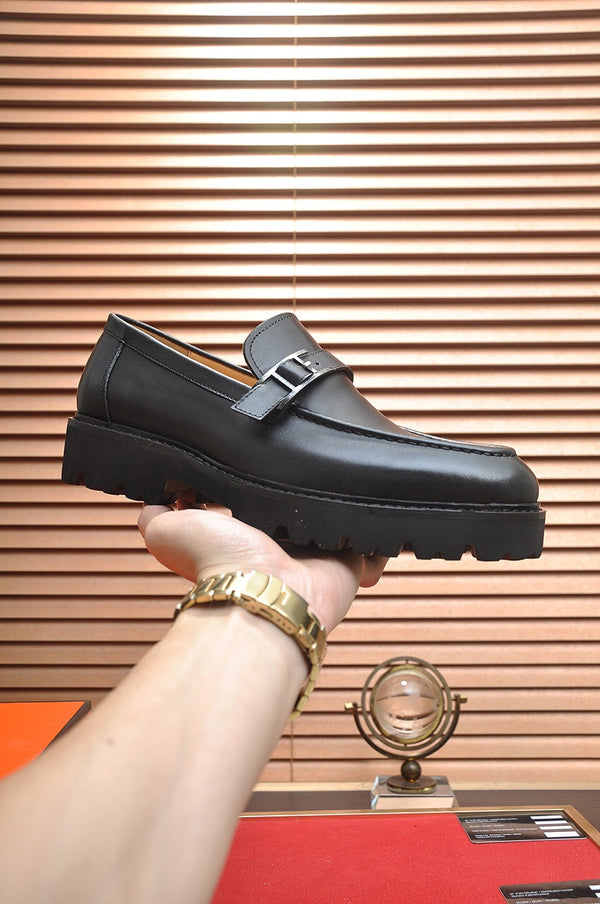 HM  MONTEREY LOAFER BLACK CALFSKIN