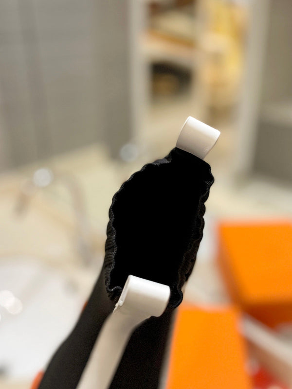 HM Fun Sneaker In White Mix Black Mesh Fabric And Lambskin 983014