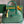SAINT JEANNE BAG 35 IN GREEN GOYARDINE CANVAS AND CALFSKIN