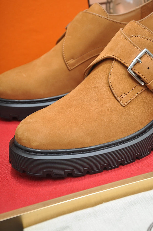 HM MONK STRAP BRONZE SUEDE