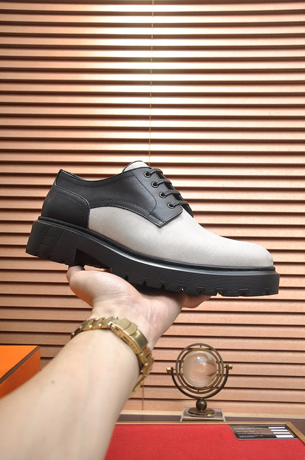 SCARPA DA TRAMPING HM DANIEL IN TESSUTO TRASPIRANTE NERO E CREMA