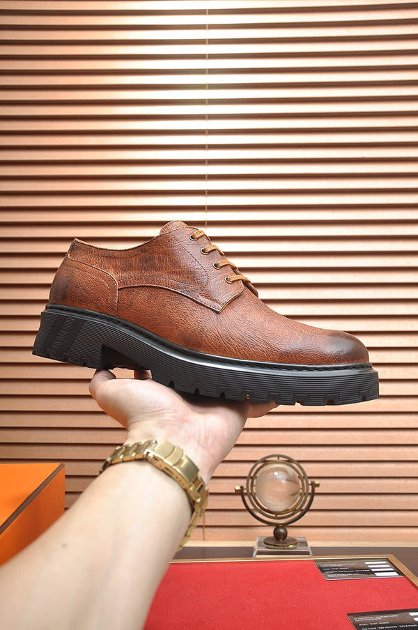 HM DANIEL TRAMPING SHOE BRONZE WRINKLE CALFSKIN