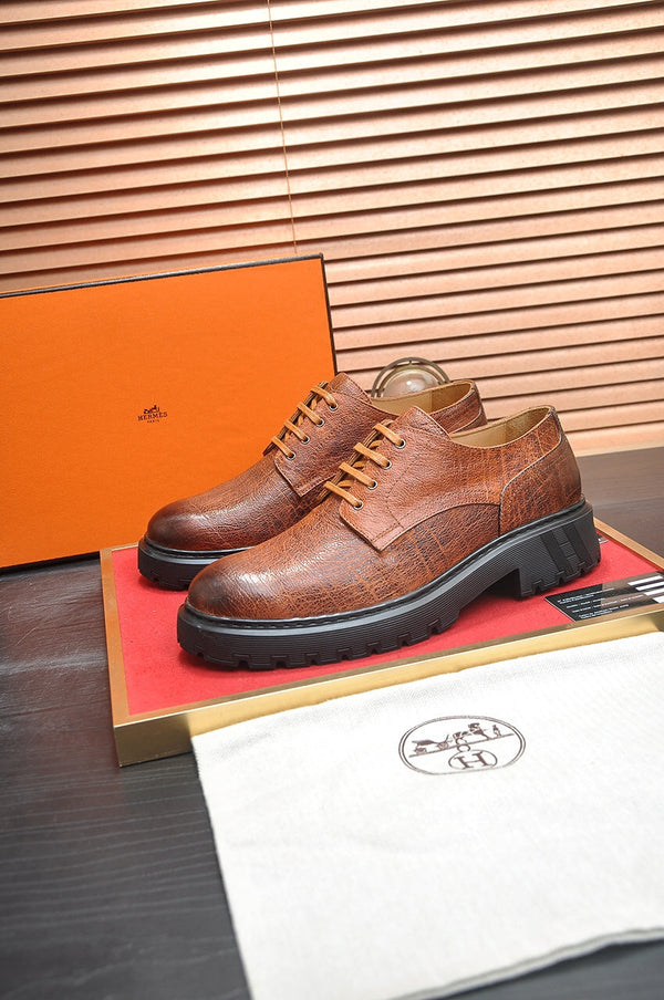 HM DANIEL TRAMPING SHOE BRONZE WRINKLE CALFSKIN