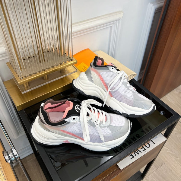 LV RUN 55 SNEAKER ROSA NERO