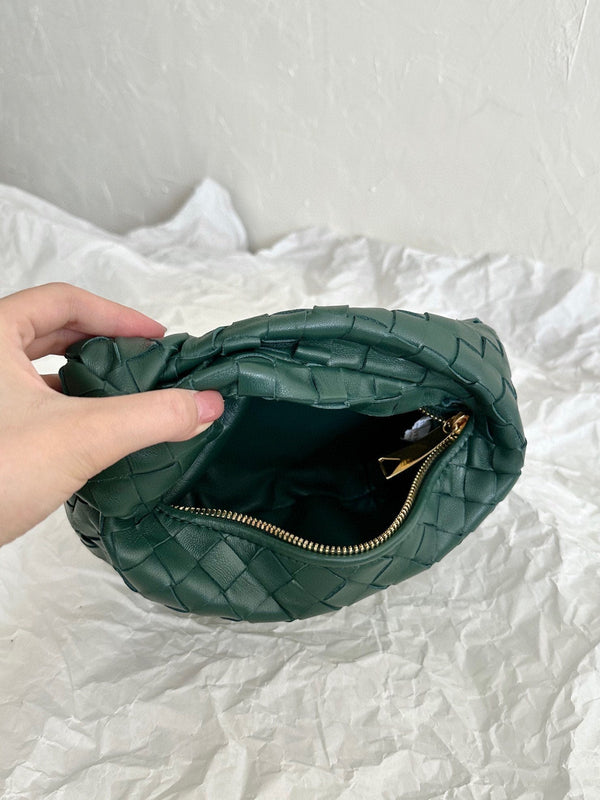 mini jodie 28 sherpa in pelle di agnello blu 