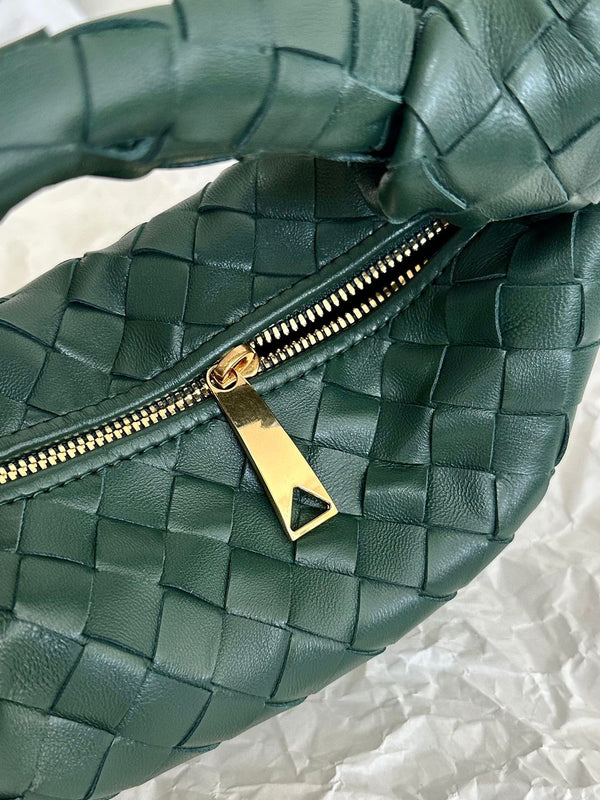 mini jodie 28 sherpa in pelle di agnello blu 