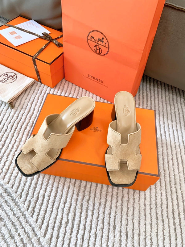 Sandalo HM Helia 60 in pelle scamosciata beige 963255