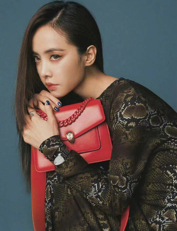 BVL Serpenti Forever Crossbody Bag 20cm Red Calfskin GHW 188659