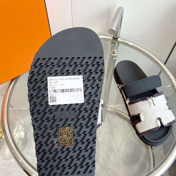 Sandalo Cyprus Techno in pelle nera