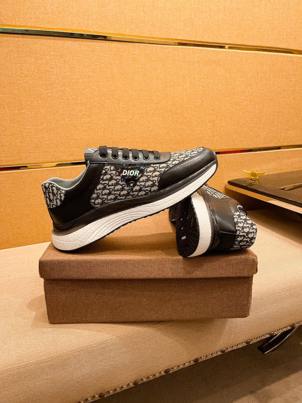 CD SALVATORE FERRAGAMO SNEAKER BLACK JACQUARD