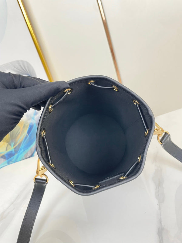 CANOA 20 IN TELA MONOGRAMMA MARRONE FERRAMENTA ORO