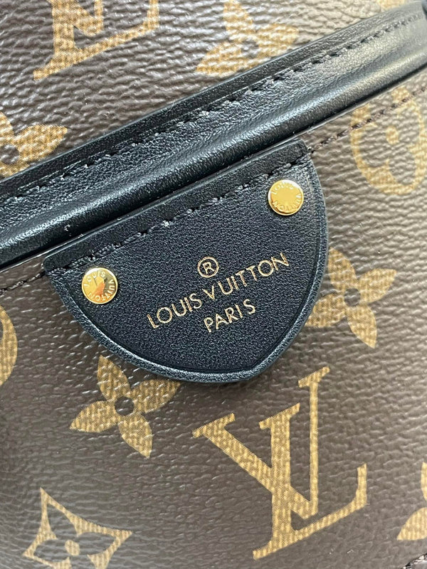 CANOA 20 IN TELA MONOGRAMMA MARRONE FERRAMENTA ORO