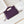 cc 24s31 nano shopping bag 17.5cm purple lambskin gold hardware