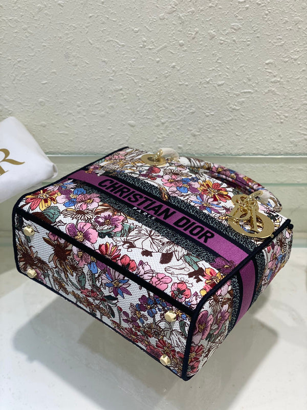 medium lay 24 purple white embroidery