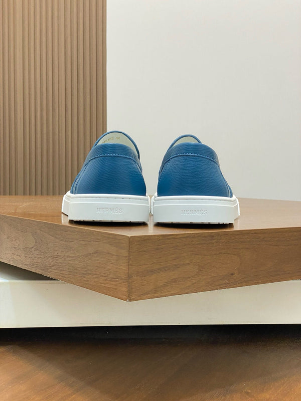 HM GAME SLIP-ON SNEAKER COBALT CALFSKIN