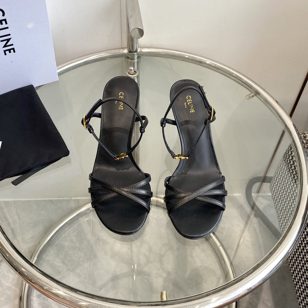 HIGH HEEL 65MM IN BLACK CALFSKIN