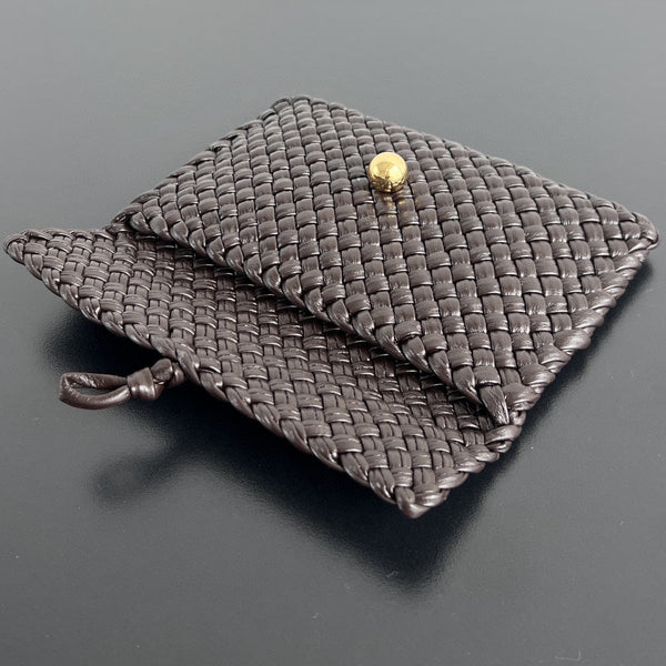 BORSA MINI COBBLE 20 IN PELLE DI AGNELLO MARRONE SCURO