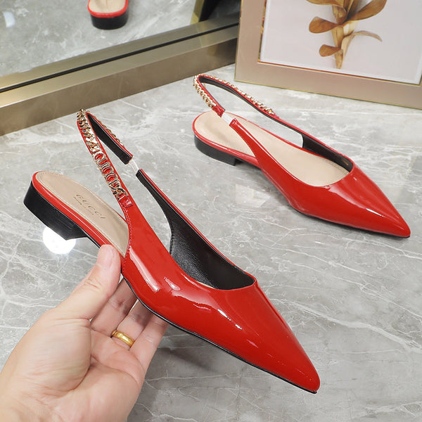 GG  Signoria Slingback Flat orange