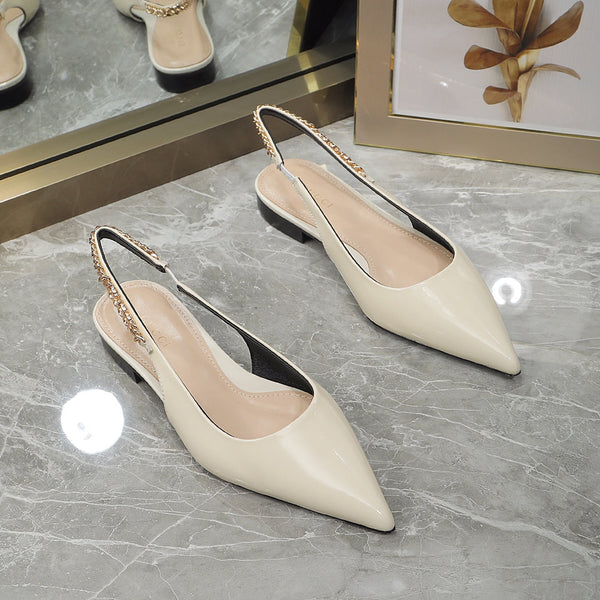 GG  Signoria Slingback Flat White