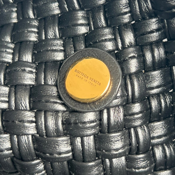 BORSA MINI COBBLE 20 IN PELLE DI AGNELLO NERA