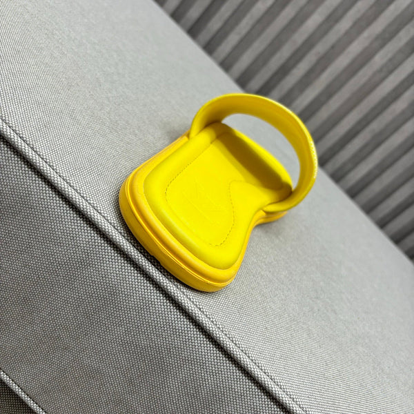 LV VENICE MULE SLIPPERS GIALLO LIMONE DAMIER