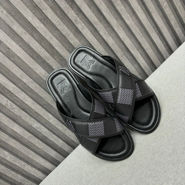 SANDALI LV VENICE MULE NERI