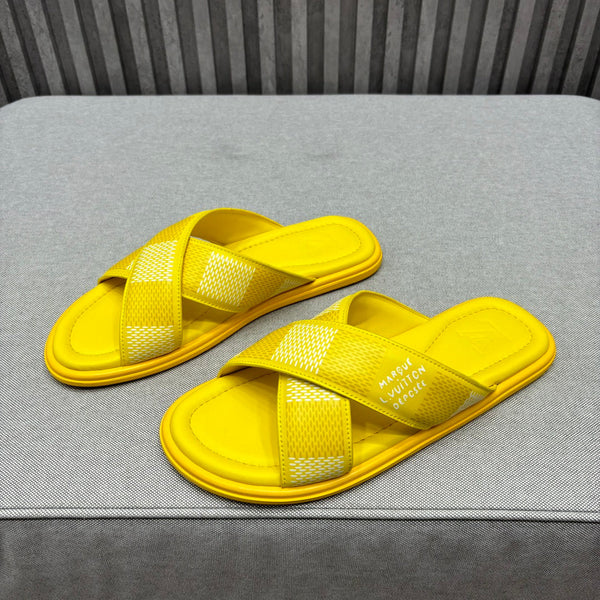 LV VENICE MULE SANDALS LEMON YELLOW