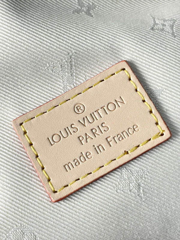 PORTAFOGLIO CON CATENA IVY 23 IN TESSUTO JACQUARD MONOGRAM BIANCO CON FERRAMENTA ORO