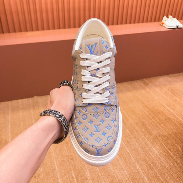LV TRAINER SNEAKER IN CAMEL BEIGE MONOGRAM CALFSKIN