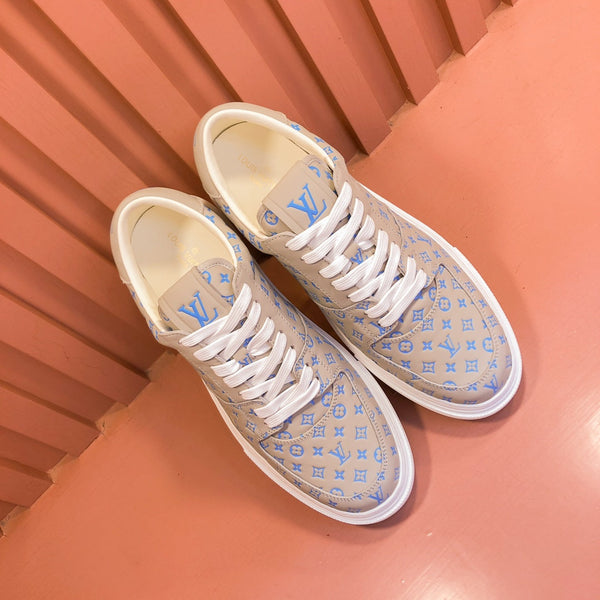 LV TRAINER SNEAKER IN CAMEL BEIGE MONOGRAM CALFSKIN