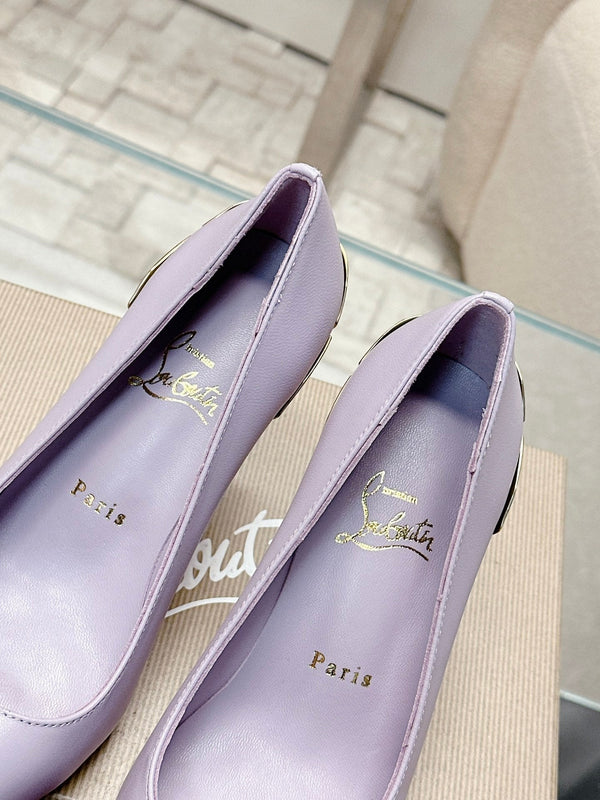 CL 25s Ginko Pumps 85mm Light Purple Cowhide& Sheepskin 446638