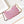 19 hobo bag 20cm pink tweed