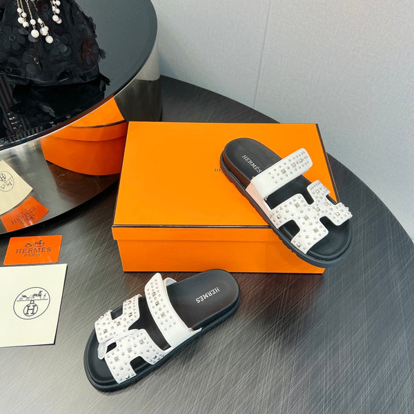 SANDALO CYPRUS BIANCO MIX NERO PELLE DI VITELLO SPECIALE