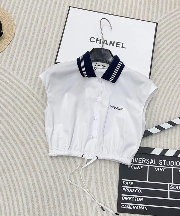 Completo gonna gilet senza maniche Miu