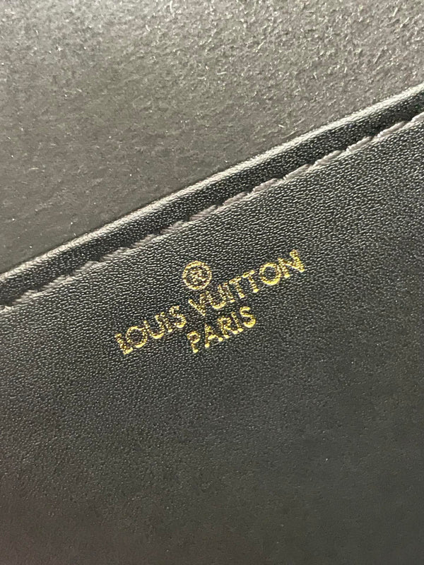 TILSITT 24 IN TELA CON MONOGRAMMA MARRONE E MONOGRAMMA RETRO FIBBIA ORO