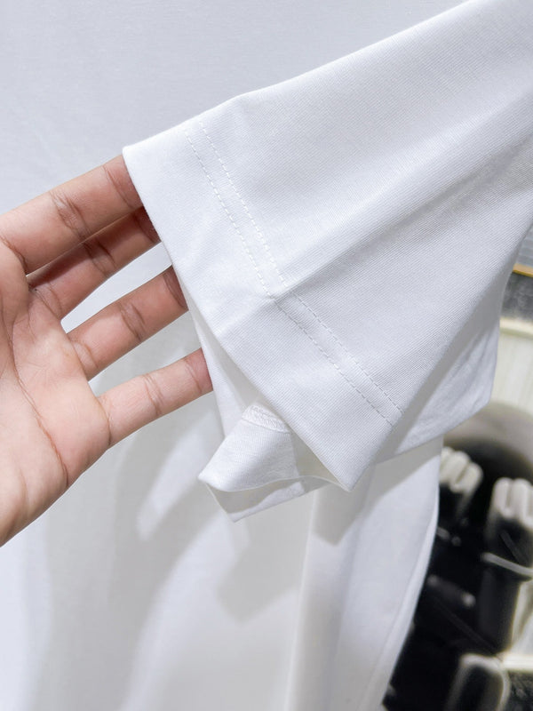 LV T-SHIRT IN WHITE COTTON EIFFEL TOWER PRINT 238804